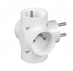 Rozbočovacia zásuvka, rozdvojka R-48, 4xokrúhla